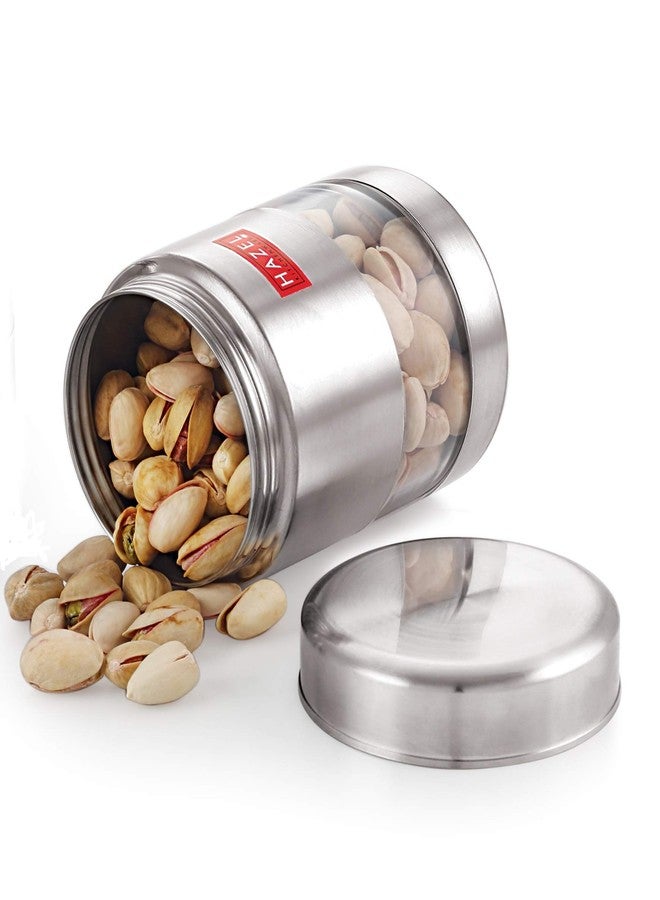 HAZEL Stainless Steel Airtight Container - 500 ml, 3 Pieces, Silver - Image 5
